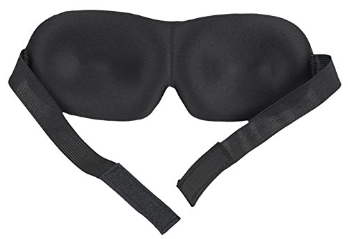 travelstar: Premium-Schlafmaske für Damen/Herren, größenverstellbar, ultraweich, extrem leicht, innovativ und hochwertig, schwarz (TS-K-2000) - 7