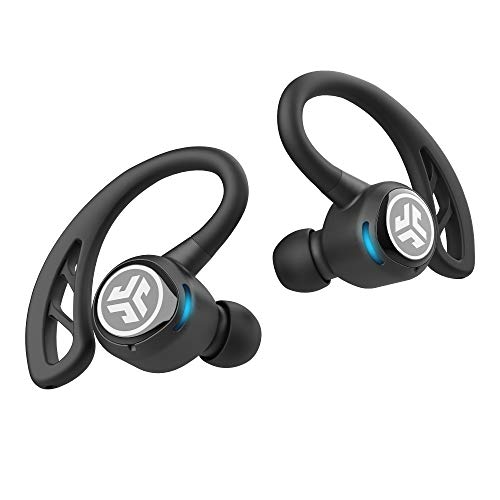 JLab Epic Air Elite In-Ear-Bluetooth-Auriculares con Ohrbügel+Ladeetui Negro