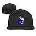 Produktbild Custom Unisex Starry Night Sky Katze Snapback Trucker Cap Mützen schwarz, Herren, schwarz