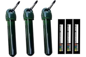 ‎GEO-VERSAND 3er Set mit Petling, Karabiner und PET Cap - Logbuch aufhängen Befestigung Geocaching Versteck Preform, aufbewahrung Outdoor