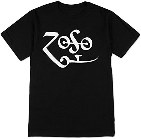 Fireti Global Men's Led Zeppelin Zoso Logo T-Shirt Medium