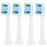 Toothbrush Replacement Head for Philips Sonicare and More Electric Toothbrush, Adaptive Clean Plaque Defence Head (4Pack)