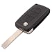 Produktbild keyfobworld 3 Taste Flip Keyless Entry Fernbedienung, Schlüsselanhänger Fall für Citroen C2 C3 C4 C5 C6 C8 Xsara Picasso