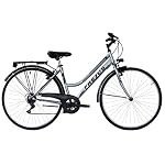 €143.66 Frejus, City Bike Donna Women's, Argento, L - bikewebshop.it