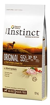 True Instinct Original Adult Medium-Maxi Poulet Nourriture pour Chien 12 kg