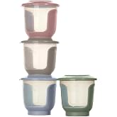 Vital Baby Store & Wean Baby Food Pots 120ml, 6 Pack | Leakproof, Stackable | Leakproof, stackable food pots with soft bases 