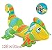 Produktbild DUBAOBAO Schwimmbad Strandeidechse, geeignet für Kinderwasser aufblasbare Fahrt, 138x91cm mit Griff aufblasbaren Sofa Floating Chair Lounge Chair