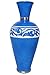 Produktbild Marrakesch Orient & Mediterran Interior ® Orientalische marokkanische Grosse riesige Tadelakt Vase Standvase Blumenvase - Blau 100cm