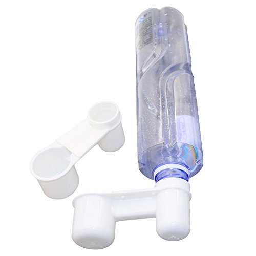 Adhere To Fly 10 Pcs Vogel Taube Taube Portable Trink-Tool Vogel Wasserspender Feeder Flasche Sets (Weiß) - 3
