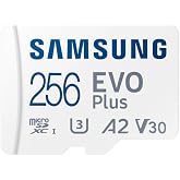 Samsung EVO Plus microSDXC Hafıza Kartı 256 GB, 160 MB/s, U3, V30, A2, &lrm;MB-MC256SA/TR (2024 Serisi)