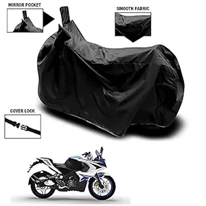 ANTHUB Water Resistant Body Cover for Bajaj Pulsar RS200 UV Ray Protection Dirtproof Dustproof (PA-A102-Black)