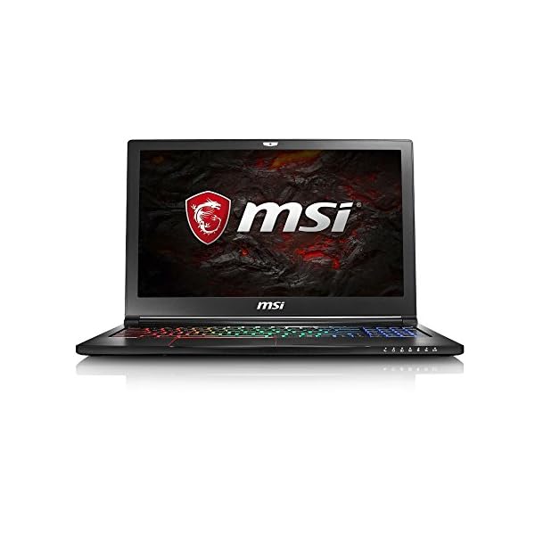 MSI GS63VR 7RF Stealth Pro 494 UK 15.6-Inch FHD Gaming Laptop - (Black) (Intel Core i7-7700HQ 2.8 GHz, 16 GB RAM, 256 GB SSD Plus 2 TB HDD, GeForce GTX 1060, Windows 10 Home) - Image 3