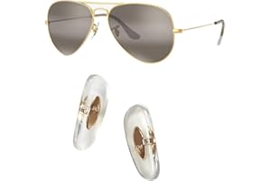 HiCycle2 Ray-Ban - Almohadillas nasales de repuesto para Aviator RB3025 RB3539 RB3026 RB3447 RB4263 RB3548 RB3716 RB3816 RB3548N kits de reparación de lentes de sol con clip, bolsa de gafas de sol