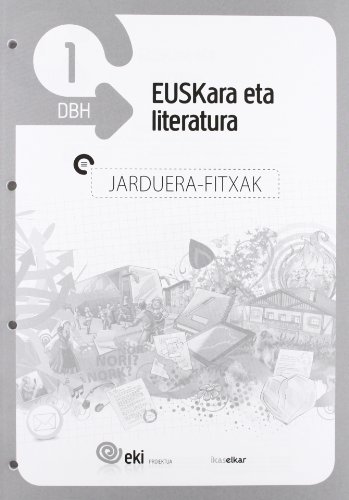 EKI DBH 1 Euskara eta Literatura 1 Jarduera fitxak (EKI 1)