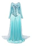 ReliBeauty Women's Princess Elsa Fancy Dress Costume