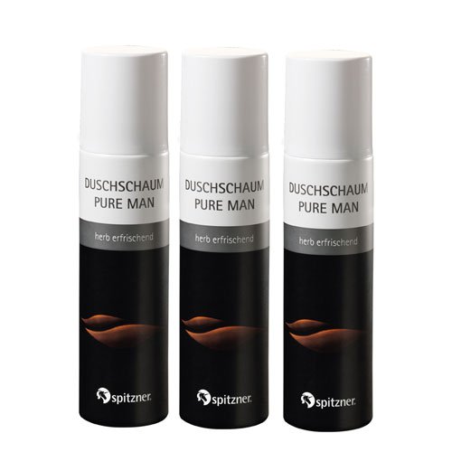 Spitzner Duschschaum Pure man 3x 150 ml Sparpack