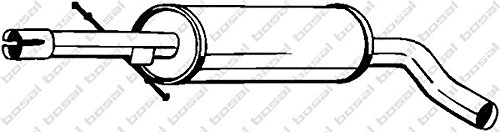 Preisvergleich Produktbild Bosal 105-497 Mittelschalldämpfer