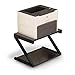 Produktbild Printer Desktop Stände Plattformen Ständer Creative Multifunktionsdrucker Home Multi-Layer-Rack Doppel-Desktop-Lagerregal, schwarz (Größe: 45cm / 17.7inch) ( Farbe : - , Größe : 45cm/17.7inch )