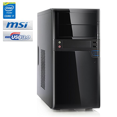 CSL Aufrüst-PC 814 Haswell – Intel Core i7-4790 4x 3600 MHz, 8 GB RAM, Gigabit LAN, USB 3.1, ohne Betriebssystem - 2
