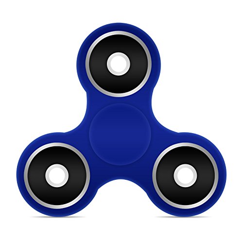 iXium Tri Fidget Spinner Hand Finger Stress Toy Pocket Desk Focus Center Bearings - Blue / Black iXium Tri Fidget Spinner Hand Finger Stress Toy Pocket Desk Focus Center Bearings - Blue / Black