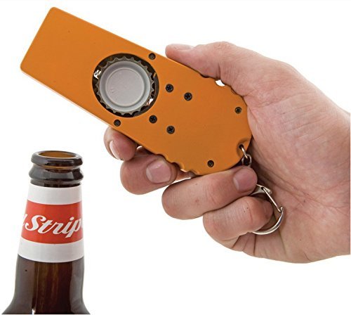 lzy-store Flying Cap Zappa Flaschenöffner Cap Launcher Fancy Bier Öffner mit Schlüssel Ring - 2