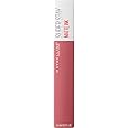Maybelline New York Super Stay Matte Ink Pinks Lipstick, 155 Savant Nude, 26G