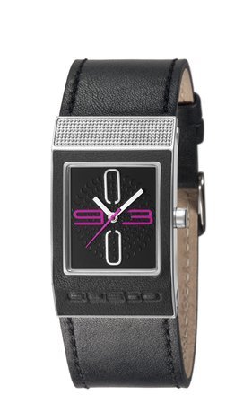 Custo Watches CU032602 - Reloj de Señora Cuarzo Piel Negro