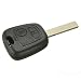 Produktbild mark8shop 2 Button Blank Shell Fall FOB für Citroen C2 C3 C4 C5 XSARA