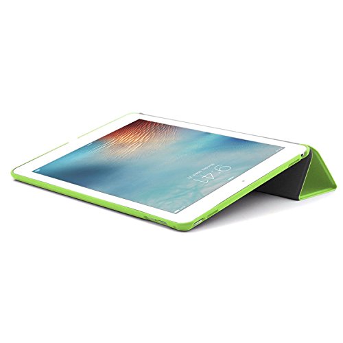 KHOMO iPad Pro 9.7 Zoll Hülle Case Grün Grünes Gehäuse mit Doppelten Schutz Ultra Dünn und Leicht, Smart Cover Schutzhülle fur das Neue Apple iPad Pro 9.7- Dual Green - 3