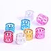 Produktbild Meisi Hair Haarverlängerung 20 10/8 mm Multi coloriertes Haar Dread Dreadlock Bead verstellbar Cuff Clip 8 mm Loch Clip