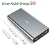 Produktbild Mobiles Ladegerät,22000mAh (Quick Charge 3.0 & Type-C Output 3.0A) EMNT Power Bank Externer Akku für IPhone 8/X ,IPad, Samsung S7/S8, P20 und weitere USB Geräte - Silber Grau