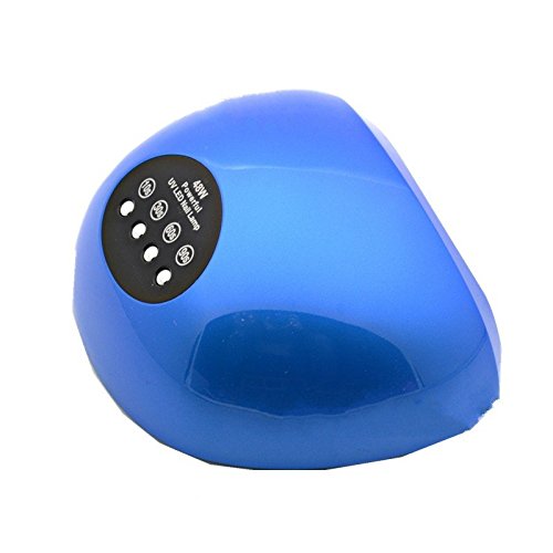 Professional Led Lamp Nail 48W LED UV Lamp for Nails,Dryer Nail Lamp Quick Curing with Automatic Induction 10s 30s 60s 90s Timer Nail tools (blue)