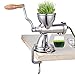 Produktbild ZGYQGOO Mini-Standmixer, Heavy Duty Kommerzielles Weizengras Heavy Steel Heavy Duty Entsafter DIY Extractor Extractor Tool Und Haushalt, Silver