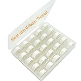 ★ Lado plástico A bobina y hilo tienen lados de plástico transparente que no disperdere o absorba máquina aceites. Caja transparente de plástico le ayuda a recoger y clasificar bobinas fácil y convenientemente.