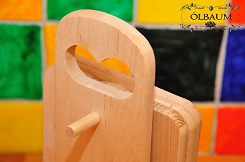 6 Stk Frühstücksbrettchen + 1 x Schneidebrett Holz, MIT STÄNDER, Holz – 8-tlg. Set, massive, hochwertige 10 mm starke Holzbrettchen natur, mit abgerundeten Kanten, Maße viereckig je ca. 22 cm x 14 cm als Bruschetta-Servierbrett, Brotzeitbrett mit Griff, Naturholz – Birke unbehandelt, Bayerisches Brotzeitbrettl,NEU Massive Schneidebretter, Anrichtebretter, Brotzeitbretter, Steakteller schinkenbrett rustikal - 5