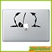 Produktbild Hochwertiger "Golf" Aufkleber Sticker für Macbook 60 Farben zur Auswahl Air 11 13, Macbook skin 13, 15, 17 Zoll inch Apple Notebook Aufkleber ohne Hintergrund Tattoo Vinyl PEGATINA Apple Mac Skin