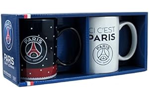 PSG 173PSG501DUO Mug Mixte Enfant, Noir, 1 Unité (Lot de 1)