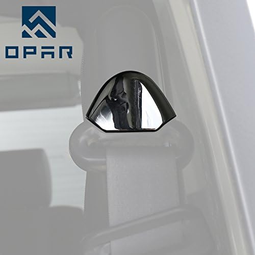 Opar Chrome Seat belt Cover Accent for 1997 - 2006 Jeep Wrangler TJ &amp; Unlimited