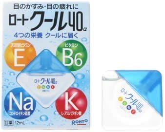 Japanese Popular Cooling Eye Drop ROHTO COOL 40@ 12 ml