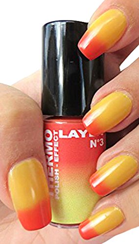 Layla Cosmetics Thermo Polish Effect N.3 – thermo nagellack - 2