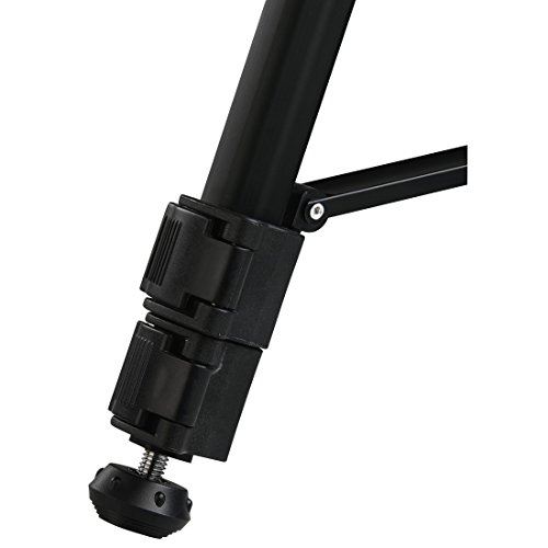 Hama Fotostativ Action 165 3D (Höhe 61–165 cm, Gummifüße und Spikes, Belastbarkeit bis 4 kg, Gewicht 1320 g leicht, Kamera Stativ inkl. Tragetasche) schwarz - 12