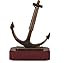 Produktbild Figur Pokal Trophäe Anker - Wassersport H=195mm auf Mahagoni Lok Holzsockel, incl einer Textgravur