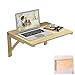 Produktbild PENGFEI Wandtisch Klappbar Wandklapptisch Schreibtische Faltbar Esstisch Zuhause Wohnzimmer Massivholz, Lackfarbe, 11 Größen (Farbe : Holz, größe : 60x30CM)