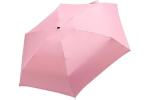 CUEYU Mini Parapluie Pliant Ultra Léger Compact Portable Séchage Rapide Résistance aux UV avec Boucle Hexagone en Silicone pour Activités en Plein Air Golf Voyage Randonnée