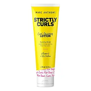 Marc Anthony Strictly Curls Curl Defining Styling Lotion, 8.3 Ounce Tube with Silk Protein and Vitamin E for Curl Definition
