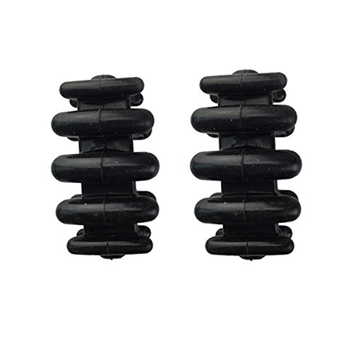 SHARROW 2pcs Tir à l'arc Stabilisateur de Membre d'arc Caoutchouc Amortisseur pour Arc à Poulies