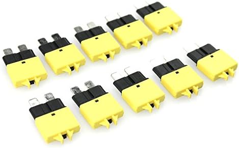 10 pcs 28V DC 20A Resettable ATC Circuit Breakers car manual reset circuit breaker