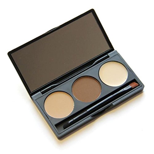 Internet Eyebrow Powder Eye Brow Palette Cosmetic Makeup Shading Kit Brush Mirror