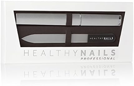 Crystal Nail File - Crystal Glass Nail File - Nail File - Crystal Nail File With Case - Glass Nail File - Crystal Nail File Set comes in a Crystal Nail File Case - Glass Nail File With Case - Nail Files Professional (BLACK)