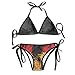 Produktbild German Flag Eagle Bikini Women's Summer Swimwear Triangle Top Bikinis Swimsuit Sexy 2-Piece Set